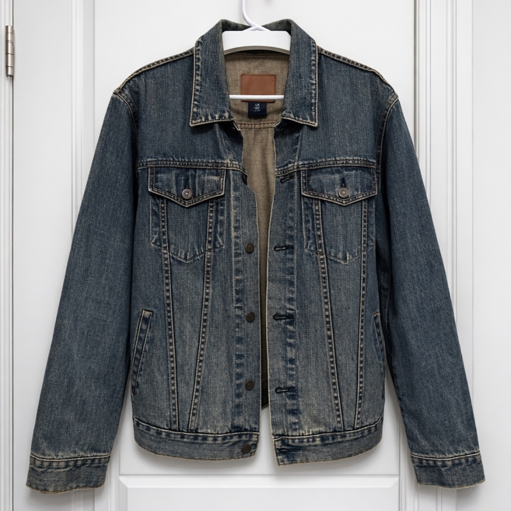 GAP Mens Jean Jacket Large